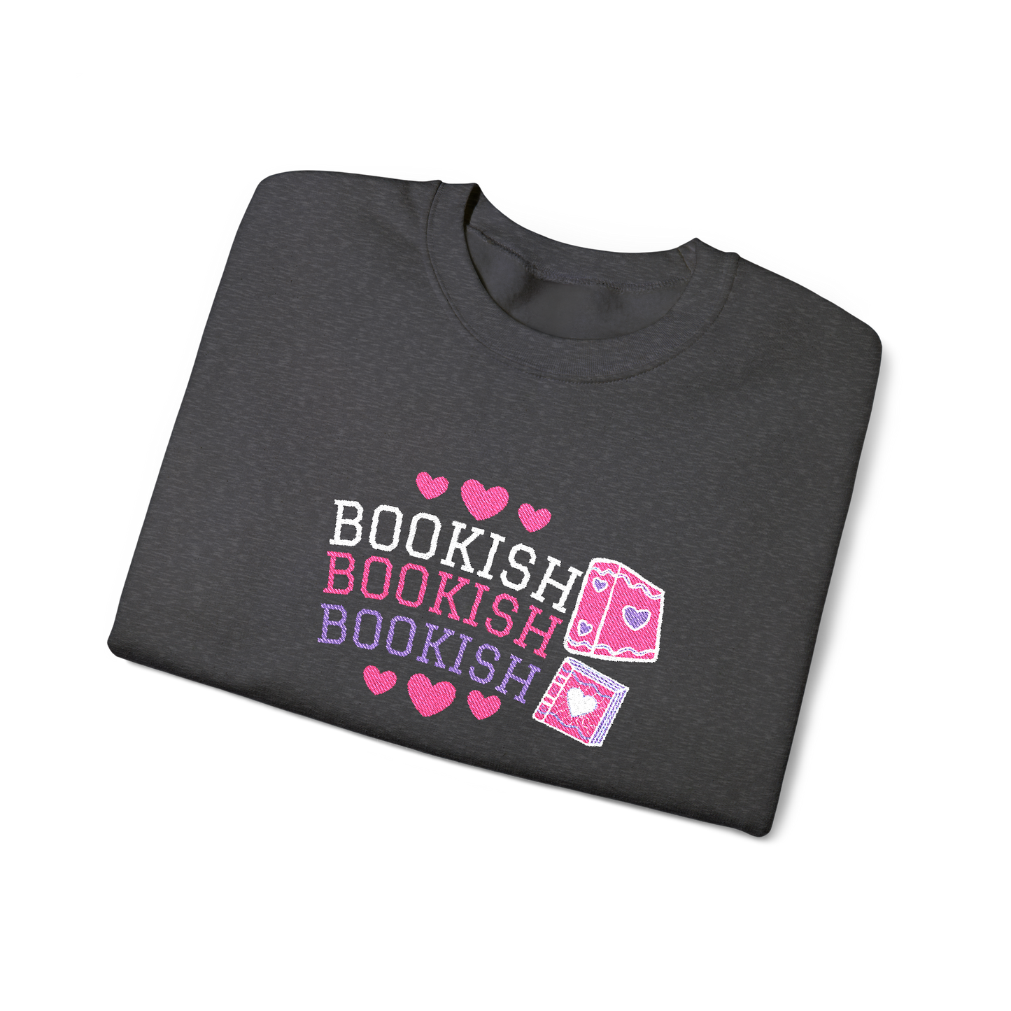 Bookish Embroidered Sweatshirt