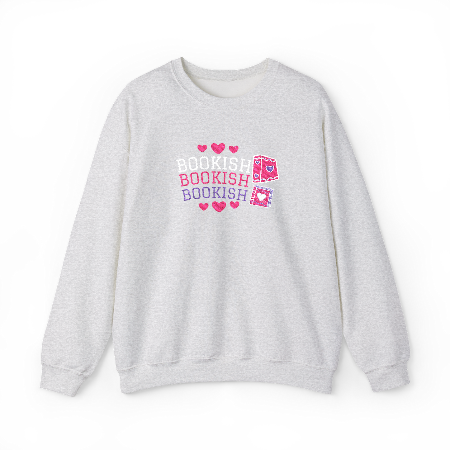 Bookish Embroidered Sweatshirt