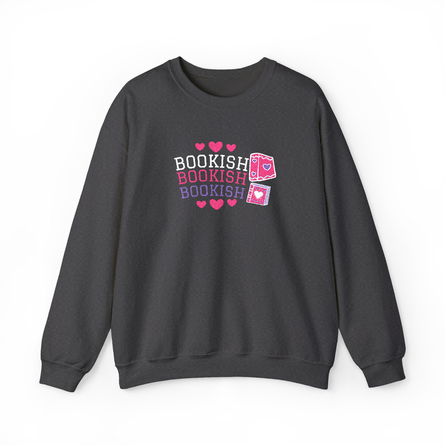 Bookish Embroidered Sweatshirt