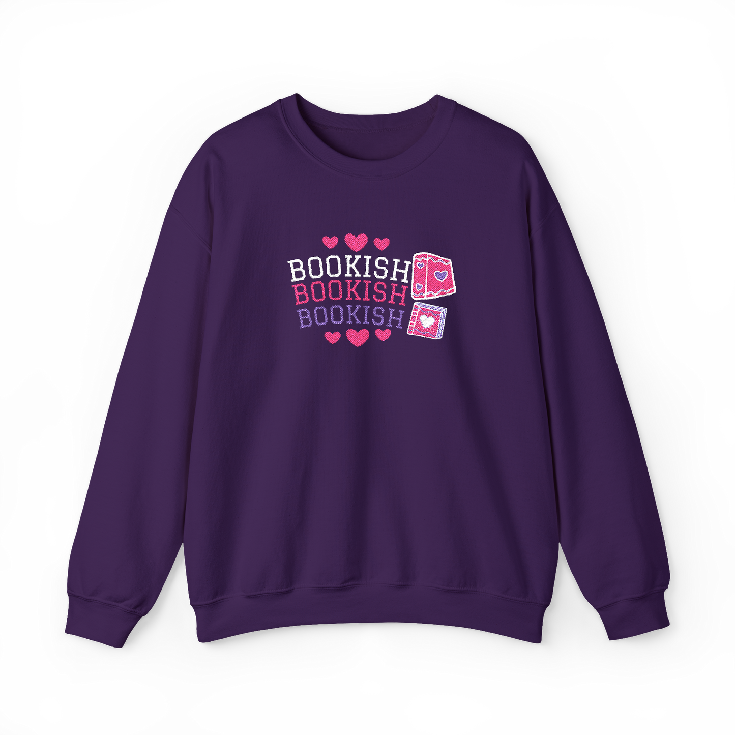 Bookish Embroidered Sweatshirt